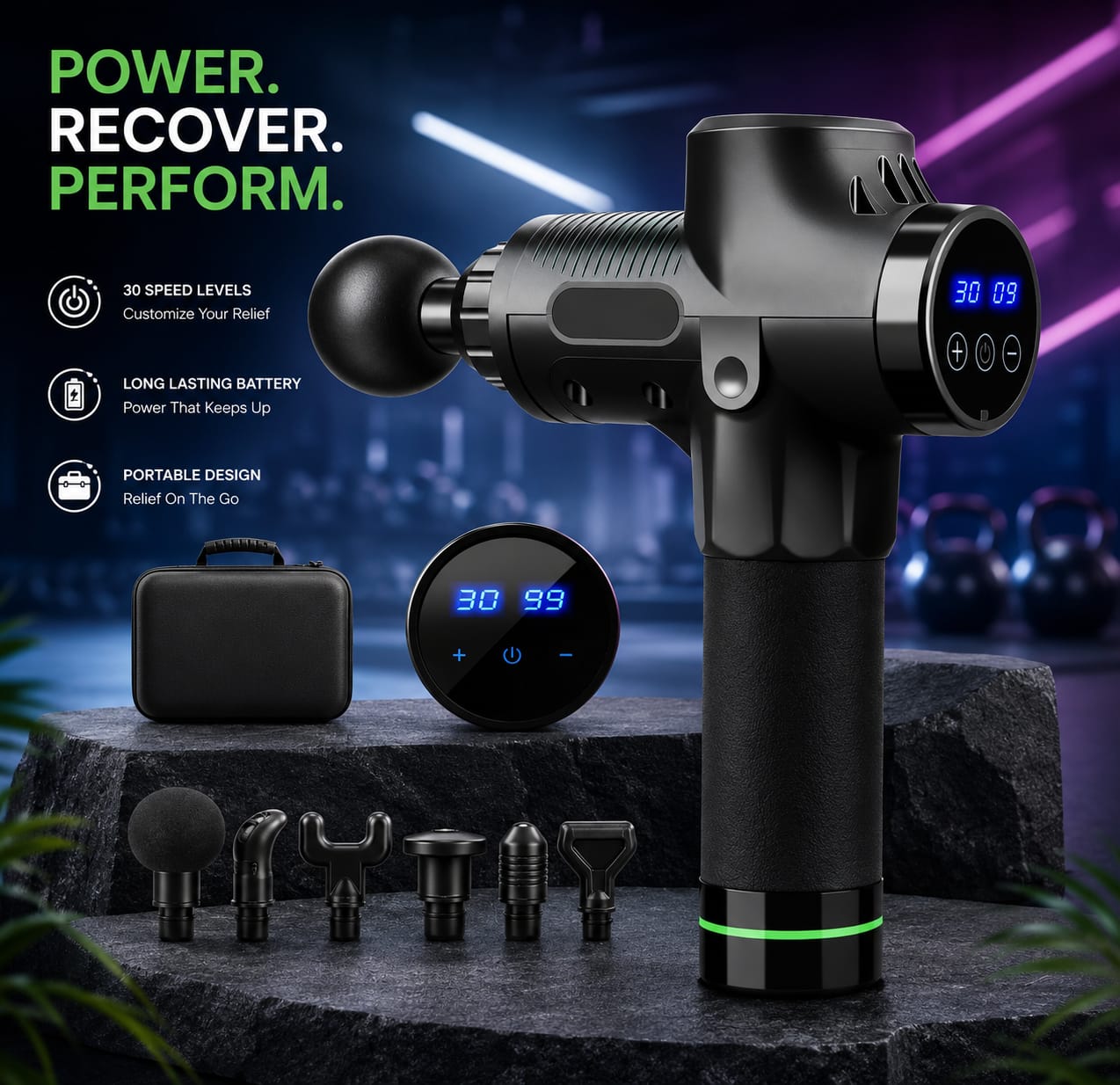 S3 Plus Professional Percussion Massage Gun