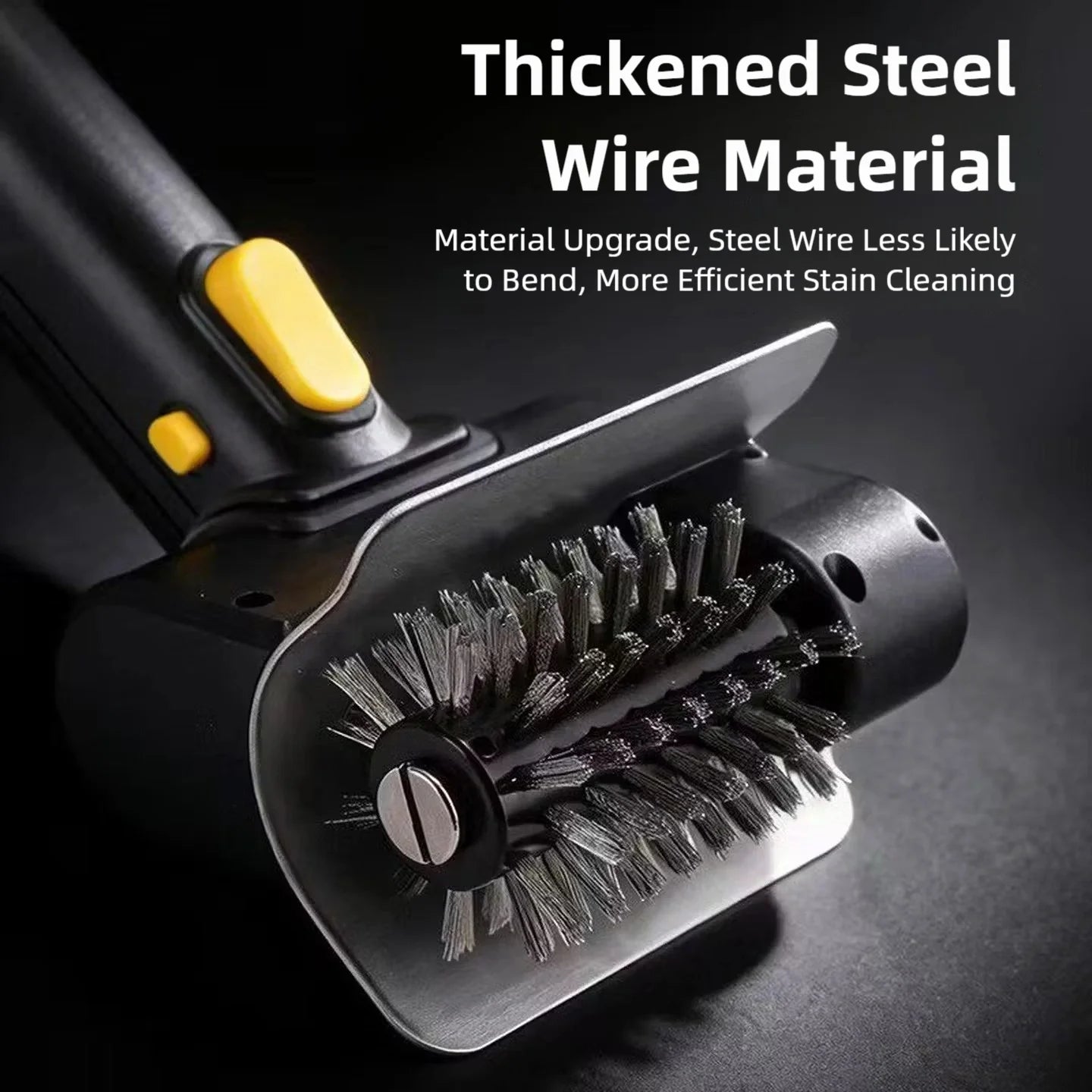 TINSOL Electric Stainless Steel BBQ Brush Rechargeable Wireless Cleaning Brush Outdoor Cleaning Brush Grill Brush